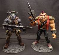 Rocksteady and Bebop (Teenage Mutant Ninja Turtles) Custom Action Figure