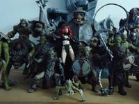 The Goblin Queen Diorama 3.0 (Update) (Fantasy) Custom Diorama / Playset
