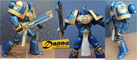 Machine God Ultra Marine Warhammer 40k Marvel Legends Style (Warhammer) Custom Action Figure
