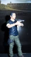 Glenn Rhee Episode 306 "Hounded" (Walking Dead) Custom Action Figure