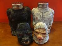 Vermont Sasquatch(Genoskwa) & Vermont Pig-Man S&P Shaker Set (Misc) Custom Other