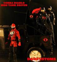 Cobra DIABLO Hiss Tank Driver (G.I. Joe) Custom Action Figure