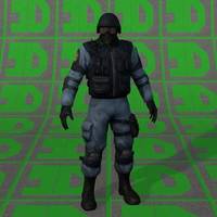 Arkham Origins S.W.a.T. Guy (Batman - Arkham Origins) Custom Action Figure