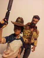 Rick and Carl Grimes (Walking Dead) Custom Action Figure