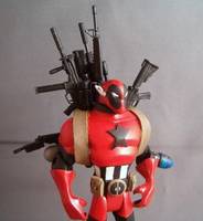Captain America Tribute Deadpool (X-Men) Custom Action Figure