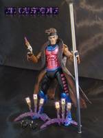 Gambit Jim Lee Style Marvel Selects - Repaint (X-Men) Custom Action Figure
