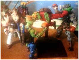 Teenage Mutant Street Fighter Turtles..Vanilla Dan SDCC Exclusive (Teenage Mutant Ninja Turtles) Custom Action Figure