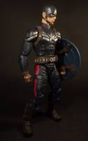 Captain America: the Winter Soldier Movie Repaint (Marvel Legends) Custom Action Figure