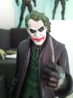 TDK Joker Movie Masters Face Repaint (1st and 2nd) (Batman - Dark Knight Rises) Custom Action Figure