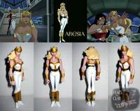 JLU Aresia (Justice League Unlimited) Custom Action Figure