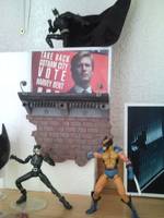 Harvey Dent Billboard Ad (the Dark Knight) (Batman - Movie Style) Custom Diorama / Playset
