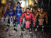 Cyber Ninjas: Sektor, Hydro, and Tremor (Mortal Kombat) Custom Action Figure