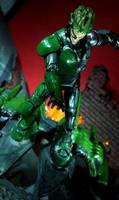 Green Goblin  W/ Glider -the Amazing Spiderman 2 (Marvel Legends) Custom Action Figure