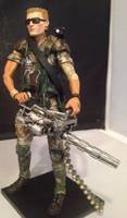 Duke Nukem - Colonial Marine Heavy Gunner (Aliens) Custom Action Figure