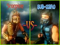 Mortal Kombat...Scorpion/Sub-Zero (Mortal Kombat) Custom Action Figure