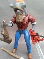 Lumberjack Shark....with Fake Beard!!!! (Original) Custom Action Figure