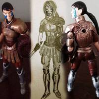 Galmaraz , Human Rouge-Ranger, D&D Original (1:18, "3.75" Scale) (Dungeons and Dragons) Custom Action Figure
