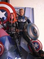 Chris Evans & Scarlett  Johansson from : Captain America Winter Soldier Movie Custom (Marvel Legends) Custom Action Figure