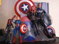 Chris Evans & Scarlett  Johansson from : Captain America Winter Soldier Movie Custom (Marvel Legends) Custom Action Figure