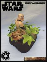 Imperial Trooper in Light Recon Armour (Star Wars) Custom Diorama / Playset