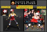 Pilar a.K.a. "Beta Block-Her"- Mobtown Mods - Charm City Roller Girls (Original) Custom Action Figure