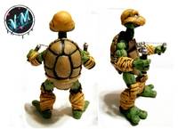 TMNT Adventures Stump Wrestling Michelangelo (Teenage Mutant Ninja Turtles) Custom Action Figure