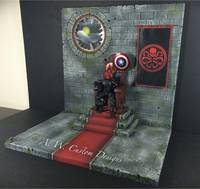 Red Skull's Throne (Marvel) Custom Diorama / Playset