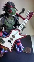 Rock N Roll Mondo Gecko (Teenage Mutant Ninja Turtles) Custom Action Figure