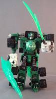 Green Lantern Optimus Prime (Transformers) Custom Action Figure