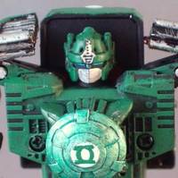 Green Lantern Optimus Prime (Transformers) Custom Action Figure