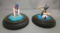 Catwoman / Batgirl Mini Busts (Batman) Custom Action Figure
