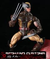 Wolverine (Brown Costume) (Marvel Legends) Custom Action Figure