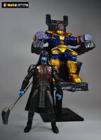 Guardians of the Galaxy Movie Thanos Version with Throne (Marvel Legends) Custom Action Figure
