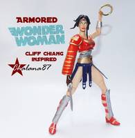 Armored WONDER WOMAN Cliff Chiang Inspired (Wonder Woman) Custom Action Figure