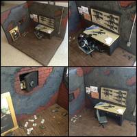 Safe House Armory 1 1/2th Marvel Legends Diorama (Marvel Legends) Custom Diorama / Playset