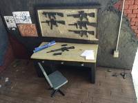 Safe House Armory 1 1/2th Marvel Legends Diorama (Marvel Legends) Custom Diorama / Playset