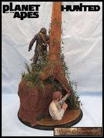 Hunted (Planet of the Apes) Custom Diorama / Playset