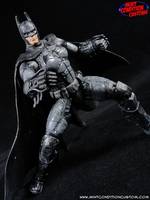 Batman Arkham Origins (Battle Damaged W/ Shock Gloves) (DC Universe) Custom Action Figure