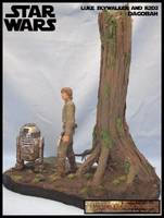 Luke  & R2 on Dagobah (Star Wars) Custom Diorama / Playset
