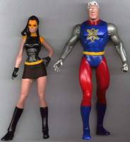 Captain Atom and Nightshade (Classic) (DC Universe) Custom Action Figure