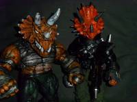 Trax (Triceraton) (Teenage Mutant Ninja Turtles) Custom Action Figure