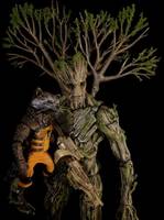 Rocket Raccoon and Baby Groot (Marvel Legends) Custom Action Figure