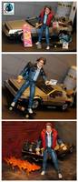 Marty Mcfly (Back to the Future) (Movie Masters) Custom Action Figure