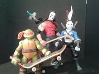 Usagi and Casey (Teenage Mutant Ninja Turtles) Custom Action Figure