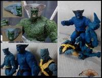 Marvel Universe Blue Beast (Marvel Universe) Custom Action Figure