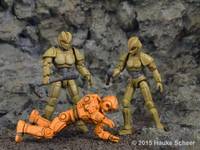 3D Printed Female Androwarden (Original) Custom Action Figure