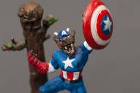 Cap -Wolf (Heroclix) Custom Miniature / Figurine