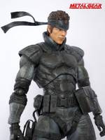 Play Arts Kai Custom Solid Snake (Metal Gear Solid) Custom Action Figure