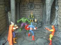 Loky´S Undermountain Hall (Marvel Universe) Custom Diorama / Playset