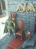 Dr. Doom Throne Room (Marvel Universe) Custom Diorama / Playset